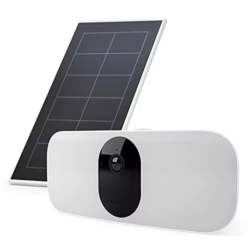 Arlo Pro 3 Floodlight Telecamera di Videosorveglianza WiFi e Pannello Solare