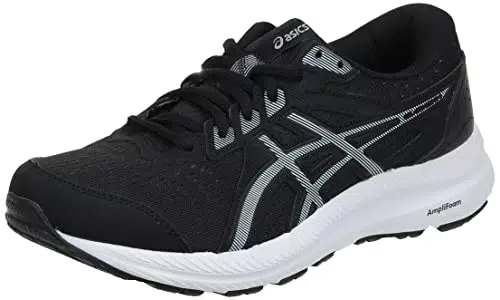 ASICS Gel-Contend 8carpe da Ginnastica Basse Donna, Black White