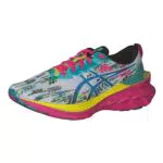 ASICS Novablast 2carpe da Ginnastica Basse Donna, Bianco/Blu Elettrico