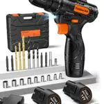 FAHEFANA Trapano Avvitatore Batteria con 2 batterie