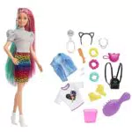 Barbie - ​Bambola Capelli Multicolor con Funzione Cambia Colore