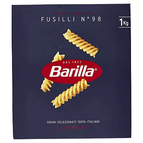 Barilla Pasta Fusilli di Semola di Grano Duro 100% Italiano Selezionato