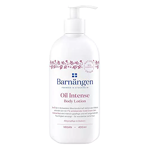 Barnängen, Crema Corpo Oil Intense, Trattamento all'Olio di Rosa Selvatica e Protecting Cold Cream