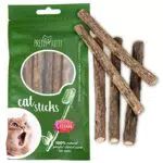 Bastoncini cura denti gatti: 5 Stick Matatabi in legno - gioco per gatti naturale contro alito cattivo PRETTY KITTY