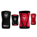 Beast Gear Ginocchiere in Neoprene di Alta qualità da 5mm per Supporto e Protezione Articolazioni Durante Lo Sport. 'Beast Sleeves' per Palestraollevamento Pesi