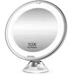 BEAUTURAL Specchio per Trucco Makeup con Ingrandimento 10X e Luce LED
