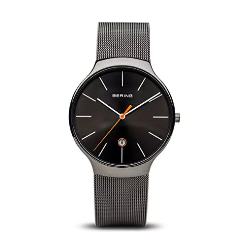 BERING Unisex Analogico Quarzo Classic Orologio con Cinturino in Acciaio inossidabile Cinturino e Vetro zaffiro