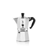 Bialetti Caffettiera Moka Express 6 Tazze, Manico anti scottatura