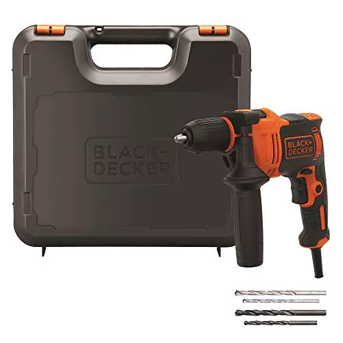 Black+Decker Beh710K-Qs Trapano A Percussione A Filo Compact