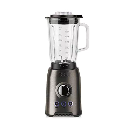 BLACK+DECKER BXJB1200E Frullatore, 1200 W, corpo in acciaio inox