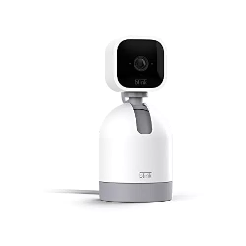 Blink Mini Pan-Tilt Camera, Videocamera intelligente di sicurezza
