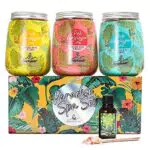 Body & Earth Sali da Bagno Regalo Confezione Set, 3 Profumi di Sali Rosa dell'Himalaya