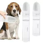 Borraccia per Cani Portatileuckits Borraccia Cane Pieghevole 1000+1500ml Bottiglia per Cani con Custodia A Prova di Perdita Bottiglia Acqua per Cani per Cane da Passeggio All'aperto Gatto