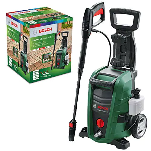 Bosch Home and Garden Universal Aquatak Idropulitrice, 135 bar, Nero Verde