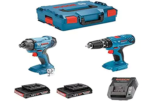 Bosch Professional Combo-Kit Bosch Professional 18V System Trapano GSB 18V-21 + Avvitatore a massa battente GDR 18V-160