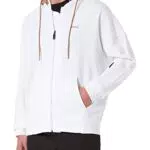 BOSS Saggyart Felpa con Cappuccio, Bianco 100