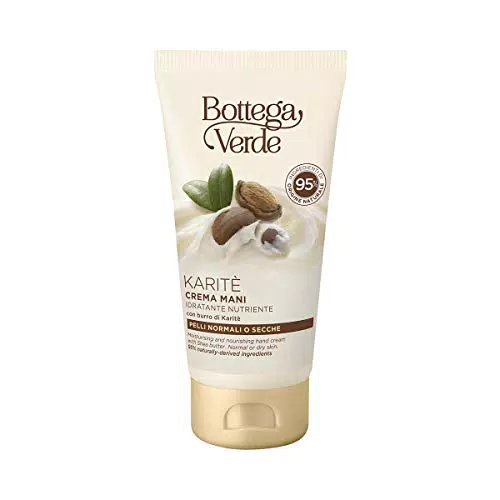 Bottega Verde, Karite d'Africa - Crema per le mani - idratante nutriente - con burro di Karite - pelli normali o secche