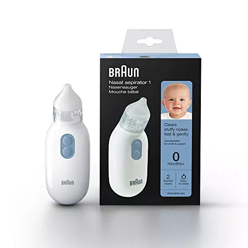 Braun Aspiratore Nasale per bambini, Bianco