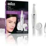 Braun Face Spa, Depilatore Donna Epilatore Viso, Accessori Inclusipecchio e Pochette