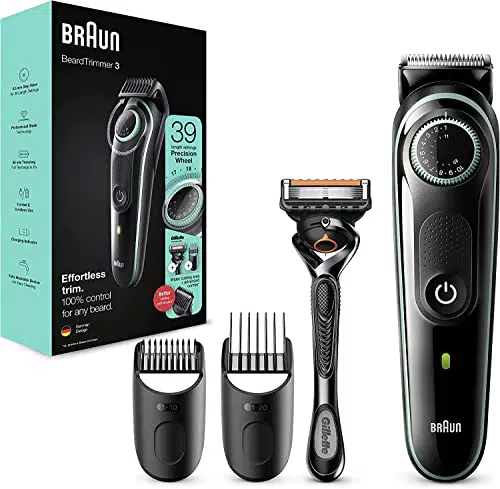 Braun Regolabarba Uomo Rasoio Elettrico Barba Incluso