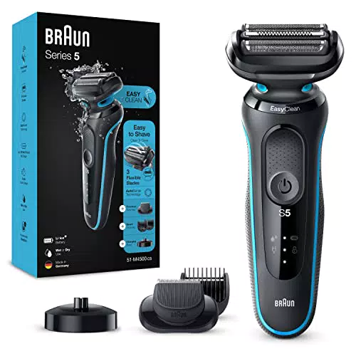 Braun - Series 5 Rasoio Elettrico Uomo, Regolabarba EasyClick