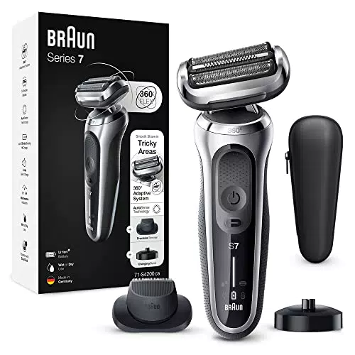 Braun Series 7, Rasoio Elettrico Barba, Custodia da Viaggio