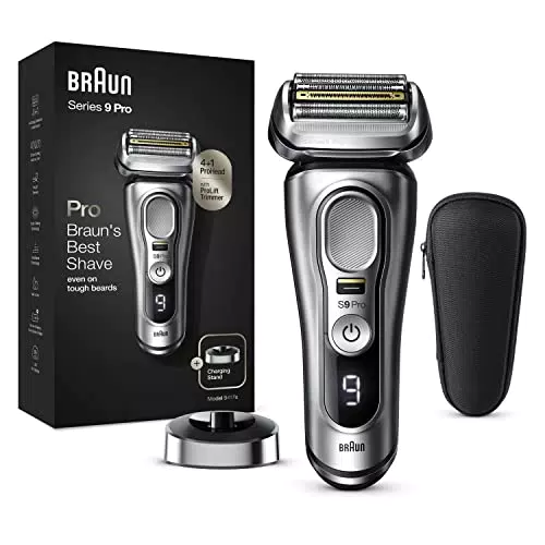 Braun Series 9 Pro, Rasoio Elettrico Barba Rifinitore di precisione