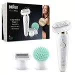 Braun Silk-épil 9 Flex Depilatore Donna, Epilatore Elettrico Donna con Accessorio Massaggiante