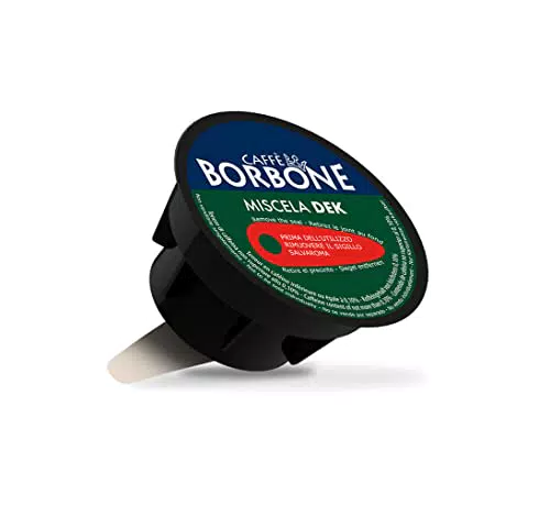 Caffè Borbone Miscela Decaffeinata - 90 capsule - Compatibili con le Macchine Nescafè* Dolce Gusto*