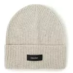 Calvin Klein Berretto Uomo Daddy Wool Rib Beanie, Grey Fog