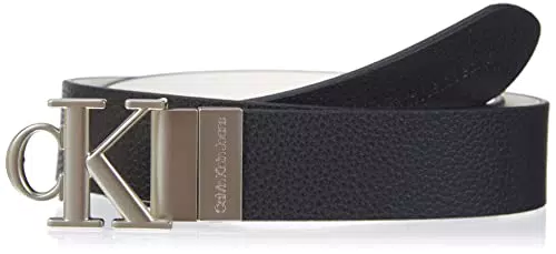 Calvin Klein Jeans Cinghia Rotonda Mono placca Rev 30 mm Cintura