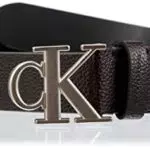 Calvin Klein Jeans Round Mono Plaque Belt 35MM MONOGRAMMA CKJ