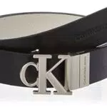 Calvin Klein Jeans Round Mono Plaque Rev Belt 30MM MONOGRAMMA CKJ