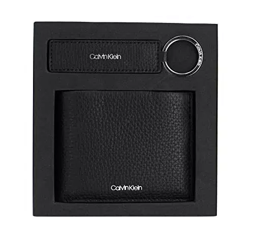 Calvin Klein Minimalismo Bifold 5cc+Portachiavi, Accessori da Viaggio-Portafoglio bi-Fold Donna