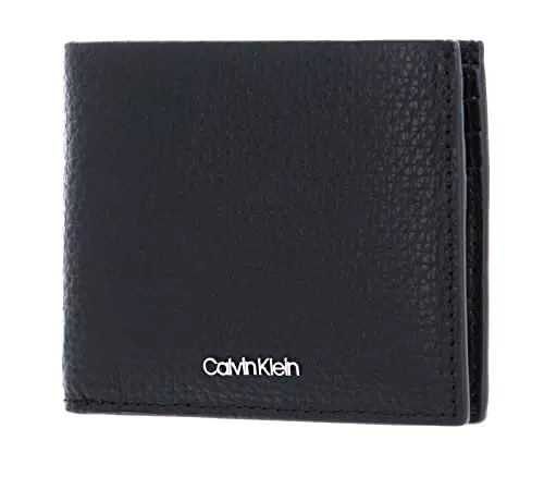 Calvin Klein Minimalismo Bifold 6cc W/Bill, Accessori da Viaggio-Portafoglio bi-Fold Uomo
