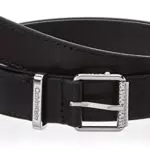 Calvin Klein Must Sqr Roller Fibbia Cintura Deve, CK Black