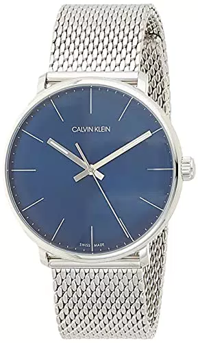 Calvin Klein Orologio Analogico-Digitale Quarzo Unisex Adulto con Cinturino in Acciaio Inox K8M2112N