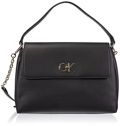 Calvin Klein RE-LOCK TOTE, Nero