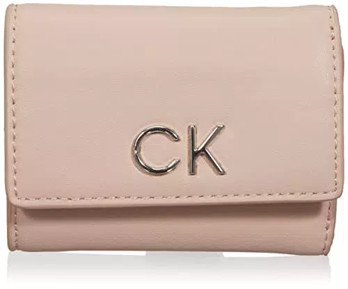 Calvin Klein RI-Blocco XXS Trifold, Accessori da Viaggio-Portafogli Tri-Fold Donna