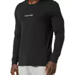 Calvin Klein T-Shirt Uomo L/S Crew Neck Con Scollo Rotondo