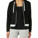 Calvin Klein Top Hoodie Full Zip, Felpa con Cappuccio