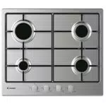 Candy Idea CDOY6GRX Piano Cottura a Gas, 4 Fuochi, Griglie Smaltate
