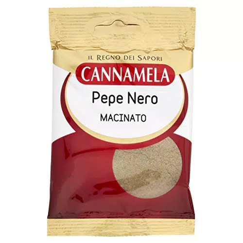 Cannamela linea Busta Super, Pepe Nero Macinato, Confezione da 40 g