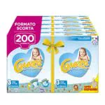 Carezza Baby Comfort Midi, Taglia 3, 200 pannolini, Decorati