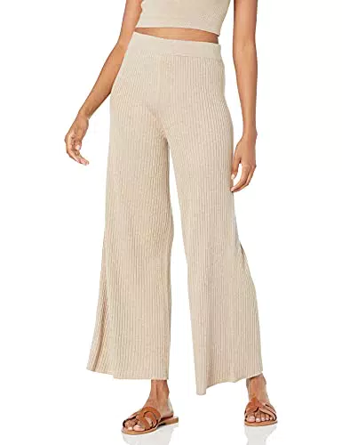 Catalina, Pantaloni da Donna, in Maglia a Costine Senza Cernierearrone Mélange