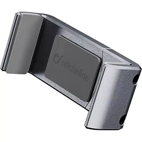 cellularline, Spin Iron - Universale, Supporto Smartphone da Auto per Alette di Aerazione - Universale per Tutti i Cellulari - Rotazione a 360