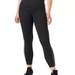 Champion C-Tech -Cropeggings, Donna, Nero/Bianco