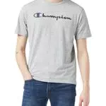 Champion Legacy Classic Logo S/S, T-Shirt Uomo, Grigio