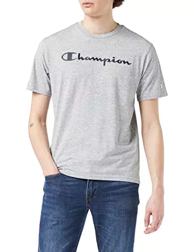 Champion Legacy Classic Logo S/S, T-Shirt Uomo, Grigio