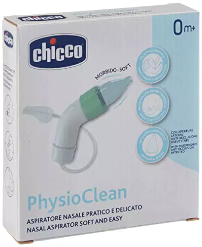 Chicco Physioclean Aspiratore nasale, pratico e delicato